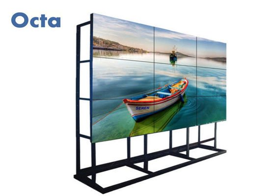 China Ursprünglicher Videozoll 3x3 Fahrwerkes LCD wand-55 mit Ertrag 5.3mm Einfassungs-RS232 fournisseur